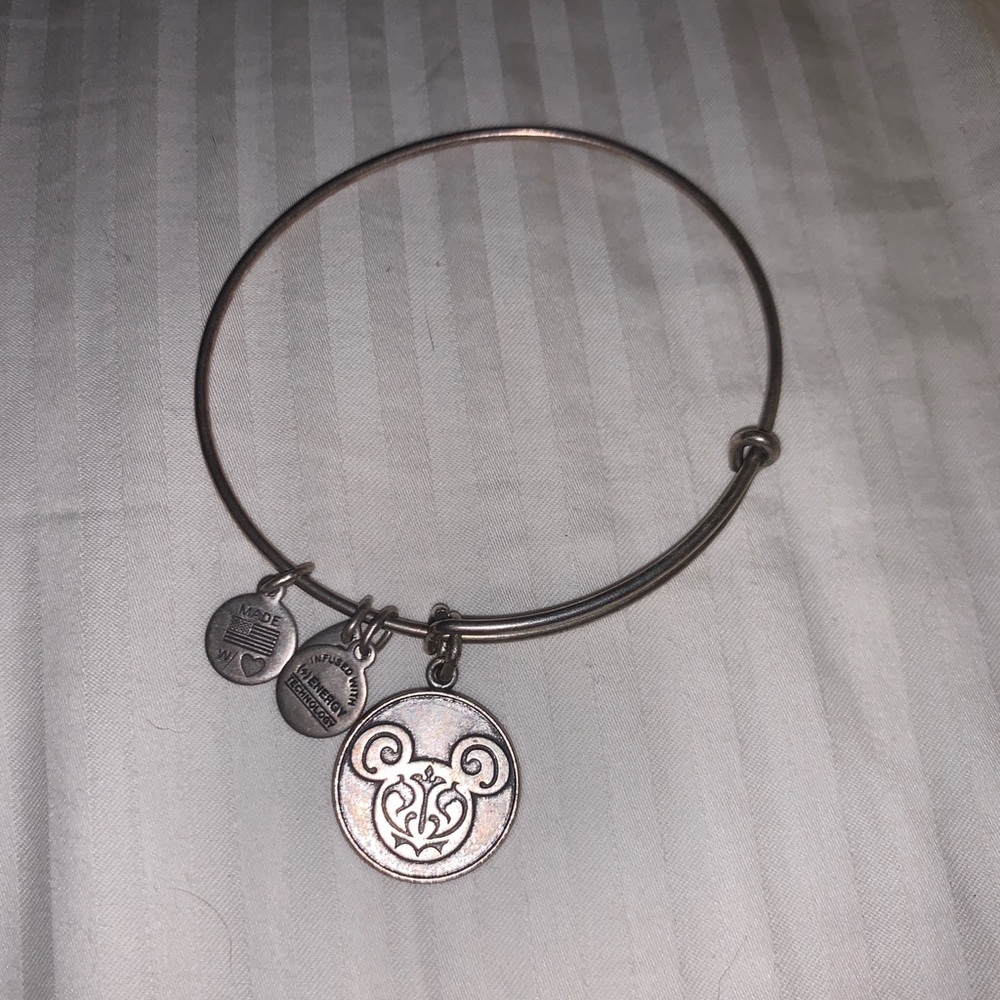 Disney® Mickey Mouse Filigree Charm Bangle